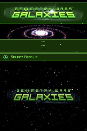 Geometry Wars - Galaxies (USA) screen shot title